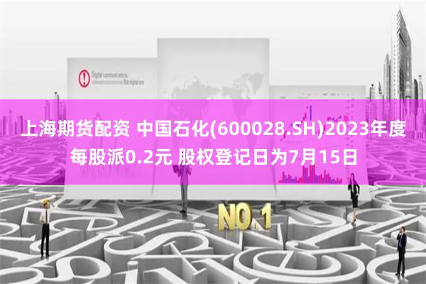 上海期货配资 中国石化(600028.SH)2023年度每股派0.2元 股权登记日为7月15日